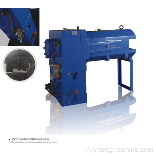 Réducteur à double vis SZ55 pour l&#39;extrusion de profilés en PVC